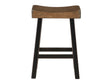 Caspian Black/Brown Counter Height Stool - Ornate Home