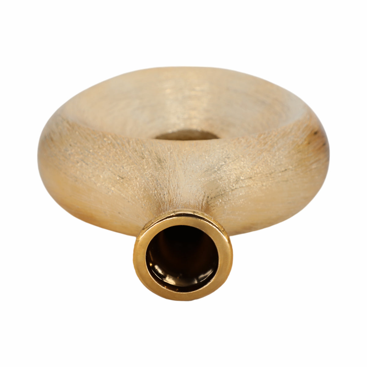 Hardencliff Gold Scratched Oval Vase