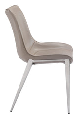 Magnus Brown & Silver Dining Chair (Set of 2)