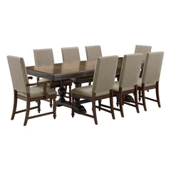 Stonington Gray 9pc Dining Set