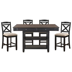 Baywater Gray 5pc Dining Set