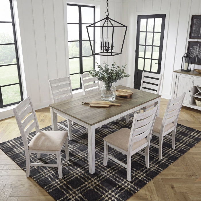 Blair Farm White 7-Piece Pack Dinette Set