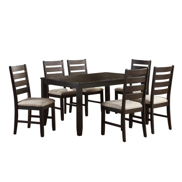 Blair Farm Brown 7-Piece Pack Dinette Set
