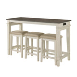 Beacon Beige 4-Piece Pack Counter Height Set