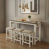 Beacon Beige 4-Piece Pack Counter Height Set