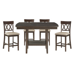 Balin Gray 5pc Dining Set
