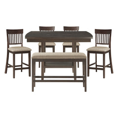 Balin Gray 6pc Dining Set