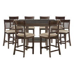 Balin Gray 9pc Dining Set