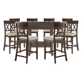 Balin Gray 9pc Dining Set