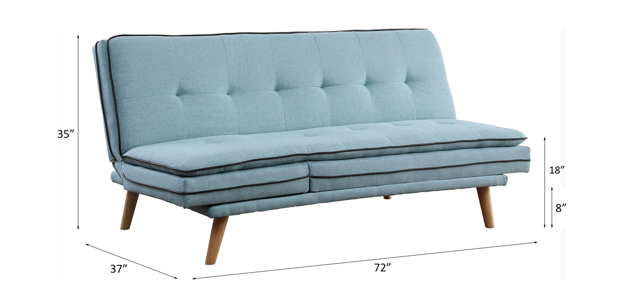 Savilla Blue Adjustable Sofa - Ornate Home