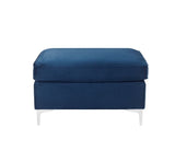 Jaszira Blue Modular Ottoman
