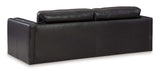 Amiata Onyx Leather Sofa - Ornate Home