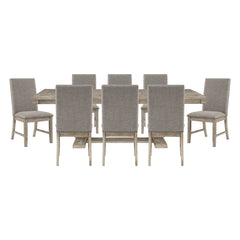 Southlake Gray 9pc Dining Set