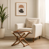 Colbybeach Brown/White/Ivory Stool