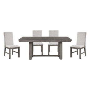 Gresham Silver 5pc Dining Set