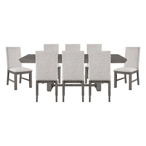 Gresham Silver 9pc Dining Set