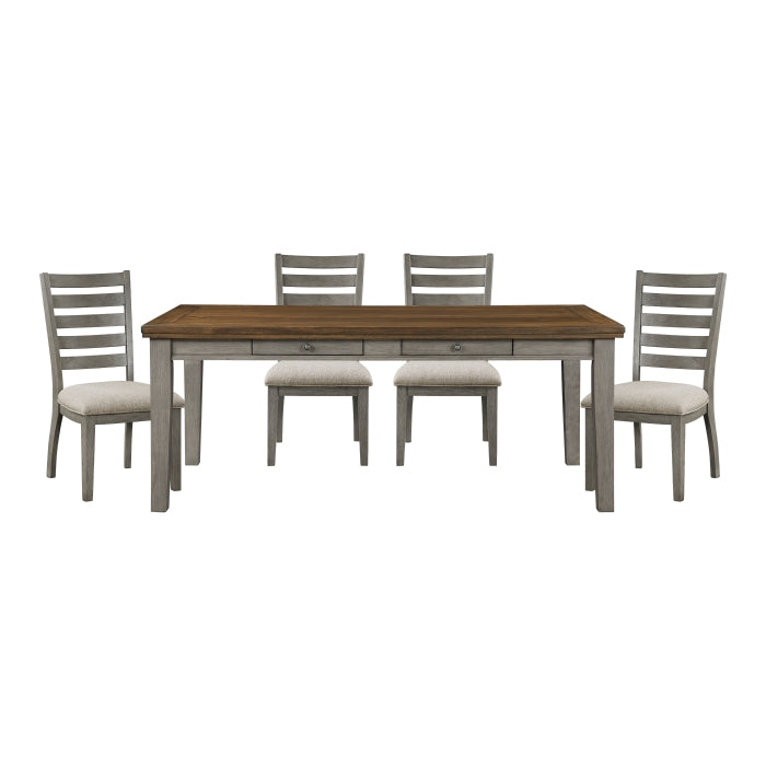 Tigard Gray 5pc Dining Set