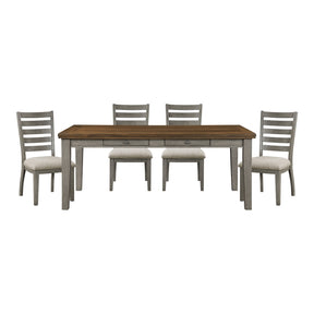 Tigard Gray 5pc Dining Set