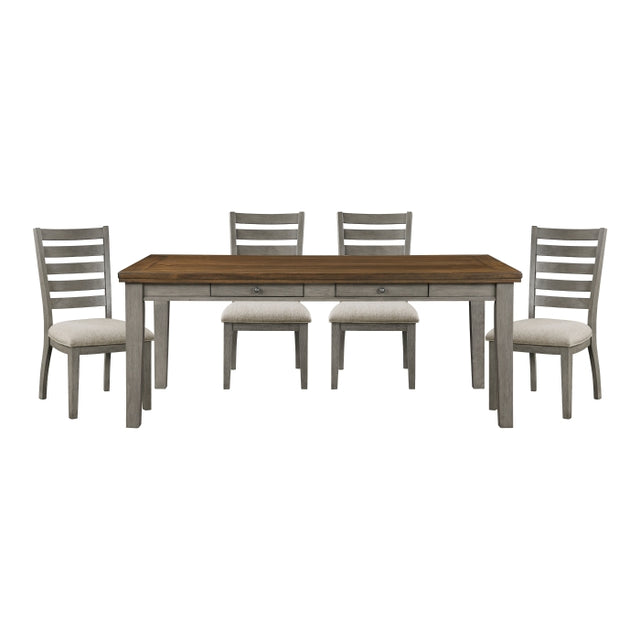 Tigard Gray 5pc Dining Set