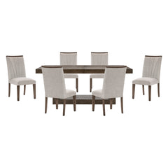Brookings Silver 7pc Dining Set