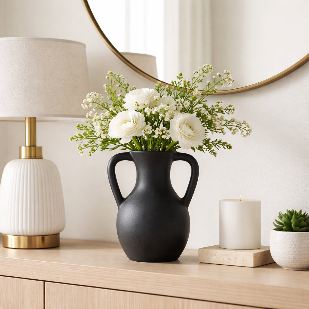 Shermancliff Black Large Vase