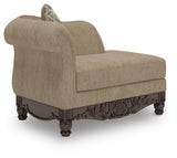 Stanmore Golden Right-Arm Facing Corner Chaise