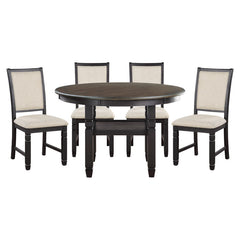 Asher Gray 5pc Dining Set