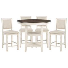 Asher Beige 5pc Dining Set