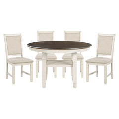 Asher Beige 5pc Dining Set