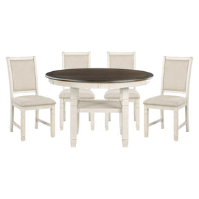 Asher Beige 5pc Dining Set