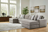 Avaliyah Ash Gray Chenille Modular Sectional Units Create your own Style - Ornate Home