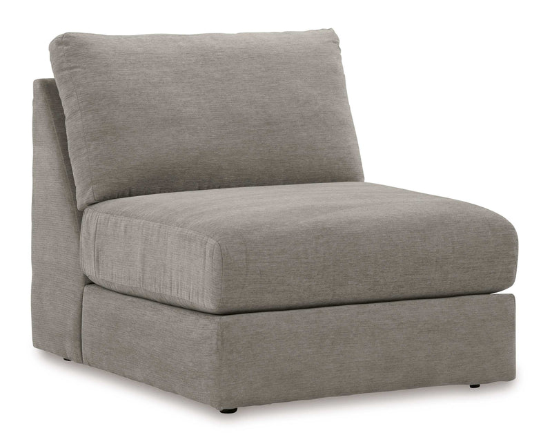 Avaliyah Ash Gray Chenille 6pc LAF Chaise Sectional
