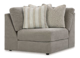 Avaliyah Ash Gray Chenille Modular Sectional Units Create your own Style - Ornate Home