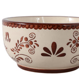 Trona Brown/White Coffee Hand Painted Candle