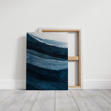 Serene Ocean Waves Abstract Painting