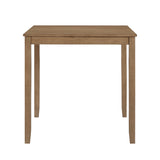 Crossbuck Tan 5-Piece Pack Counter Height Set