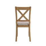 Crossbuck Tan 7-Piece Pack Dinette Set