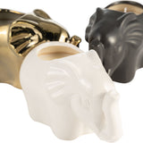 Gomez Multicolor Plumeria Elephant Candles (Set of 3)