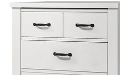 Cassini White 31"W 5-Drawer Chest