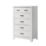 Cassini White 31"W 5-Drawer Chest