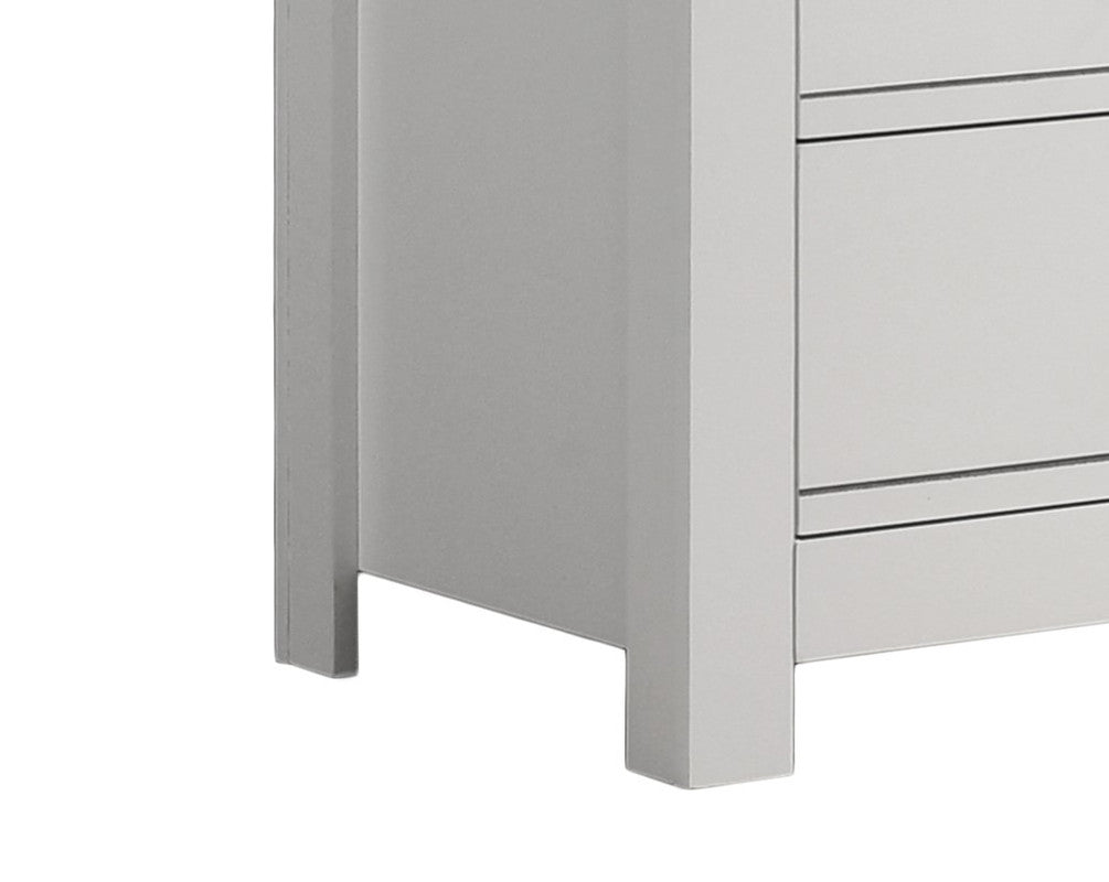 Cassini White 51"W 6-Drawer Dresser