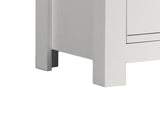 Cassini White 21.5"W 2-Drawer Nightstand