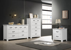 Cassini White 3-Piece Bedroom Set