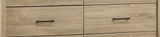 Celeste Light Oak 57"W 6-Drawer Dresser