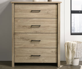 Celeste Light Oak 32"W 4-Drawer Chest