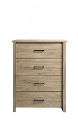 Celeste Light Oak 32"W 4-Drawer Chest