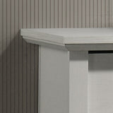 Elara White 57"W 6-Drawer Dresser