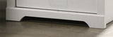 Elara White 22"W 2-Drawer Nightstand