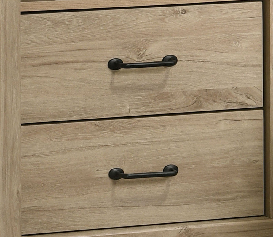 Elara Light Oak 22"W 2-Drawer Nightstand