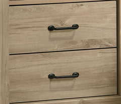Elara Light Oak 22"W 2-Drawer Nightstand